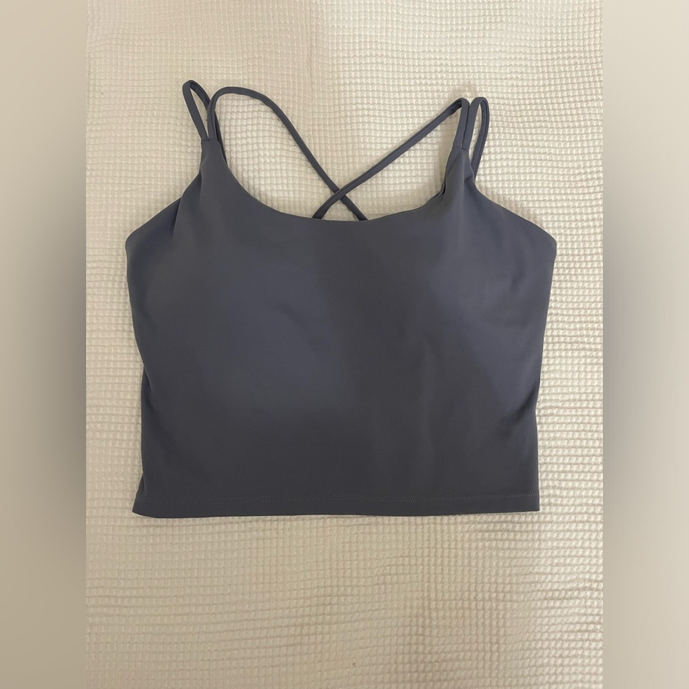 Gray Sports Bra